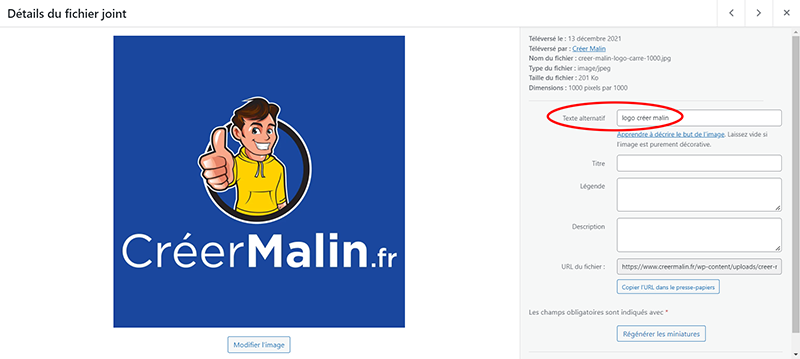 optimisation seo de la balise alt
